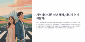 지역마다 다른 청년 혜택, 어디가 더 유리할까?