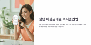 청년 비상금대출 즉시승인법