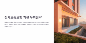 전세보증보험 거절 우회전략