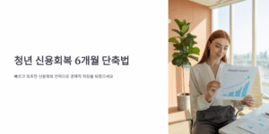 청년 신용회복 6개월 단축법