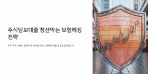 주식담보대출 청산막는 보험헤징