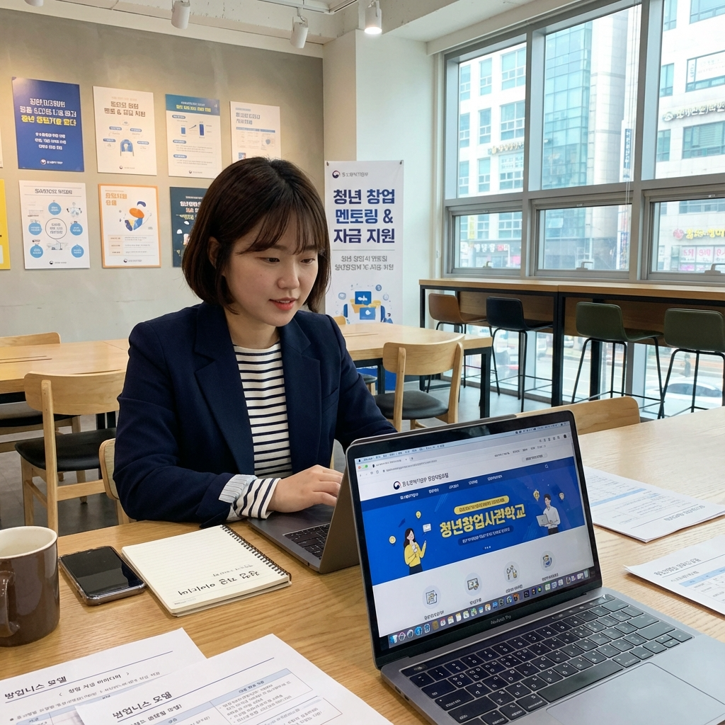 사업자등록 없이 청년 창업자금을 받을 수 있는 경로는 어디인가요?